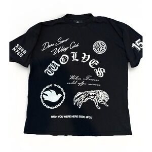 DARC SPORT T-Shirt Men's Large Black "Break the Cycle" Premium Oversized Baggy